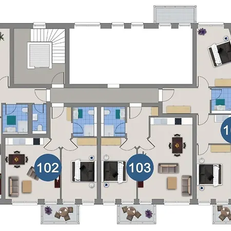 아파트 Haus Ebenezer 103 Halligfahrt